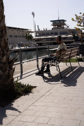 Relaxing by the Waterfront