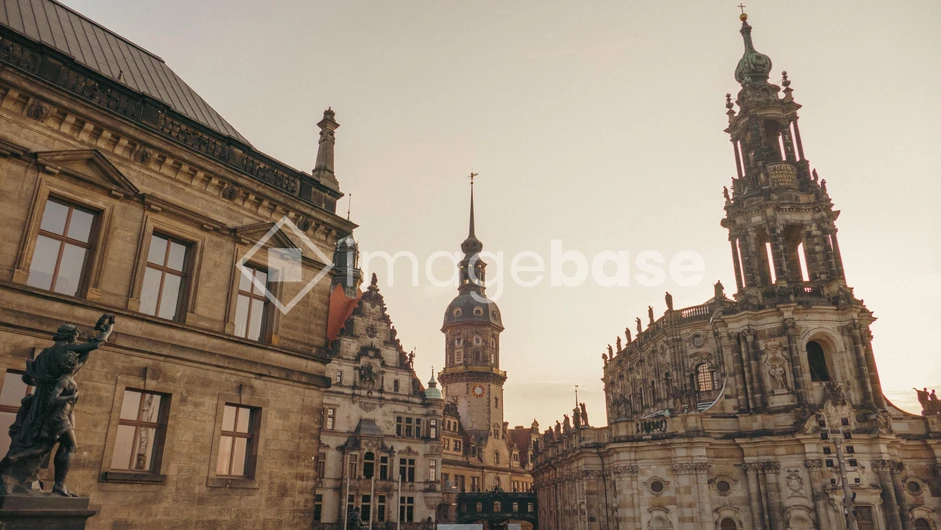 Historic Architecture at Dusk