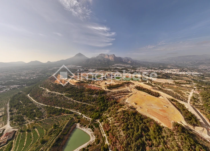 Aerial View of Mountainous Landscape