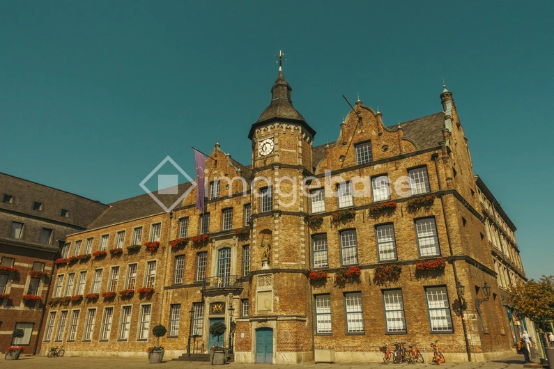 Historic Building in a City Square