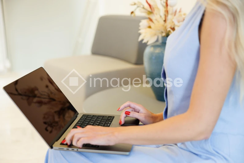 Person Working on a Laptop