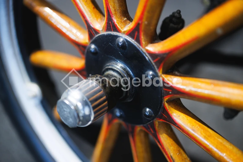 Vintage Wheel Close-Up