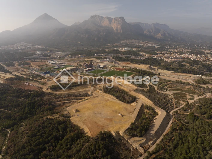 Aerial View of Mountainous Landscape
