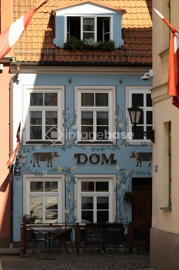 Charming Cafe Facade