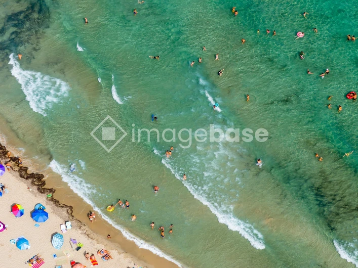 Aerial View of a Beach