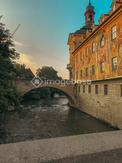 Historic Bridge and Building