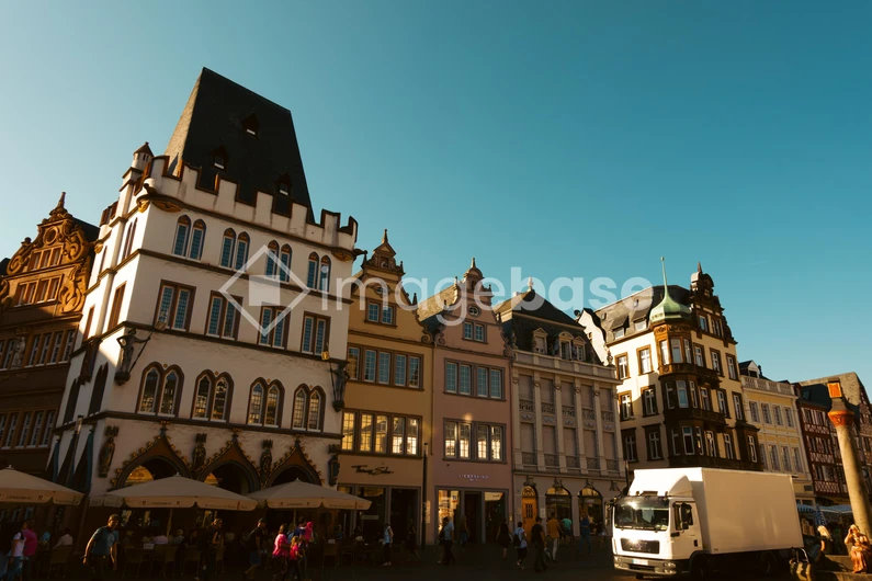 Charming European Street Scene