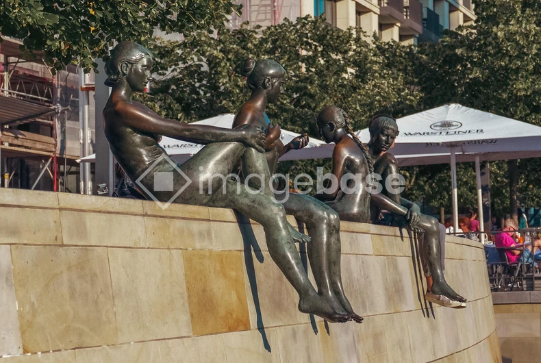 Statues by the Riverside
