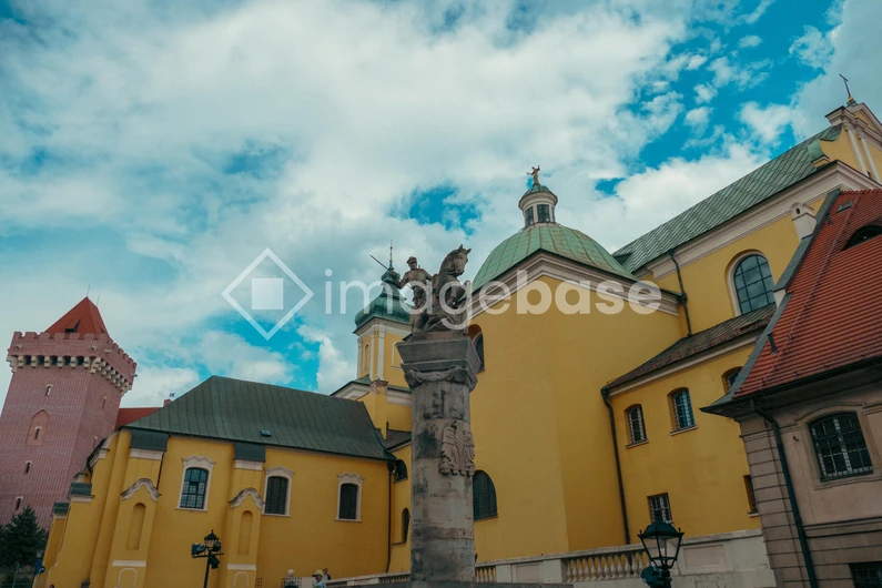 Historic Architecture Under Blue Skies