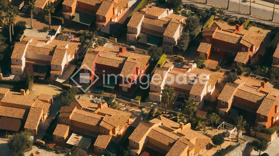 Aerial View of Residential Area