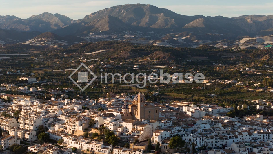 Mountainous Townscape