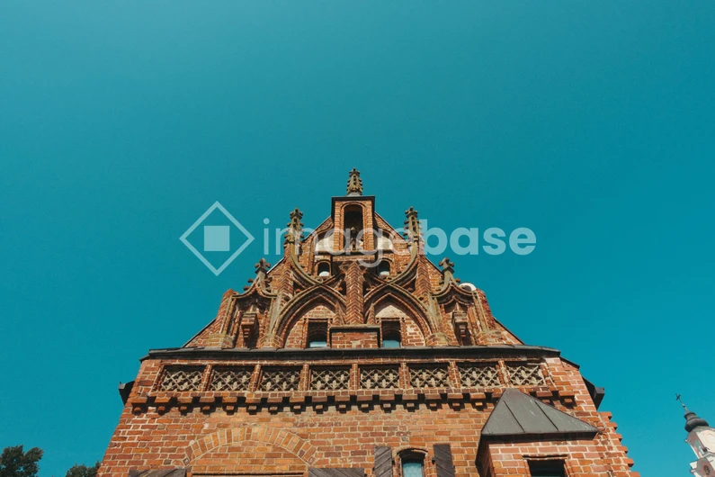 Gothic Architecture Against Blue Sky