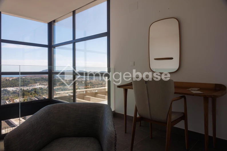 Modern Room with Scenic View