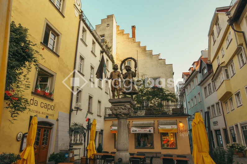 Charming European Alleyway