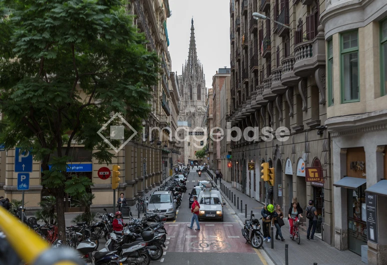 Bustling Gothic Street View
