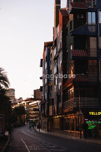 Evening Street Scene