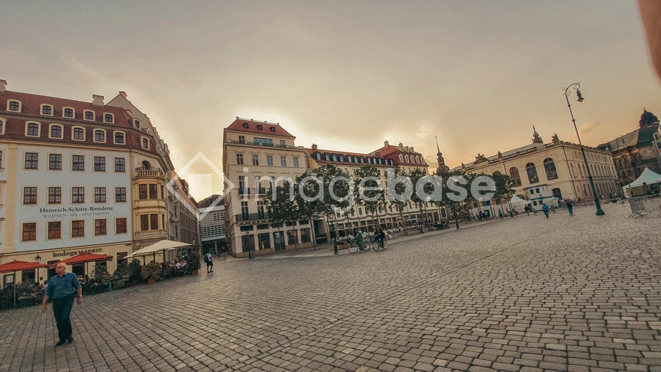 Historic City Square at Sunset