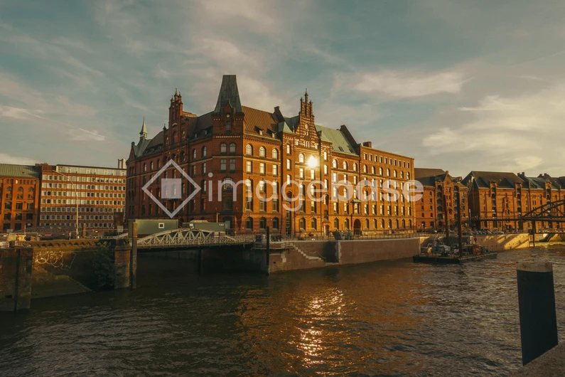 Historic Building by the River