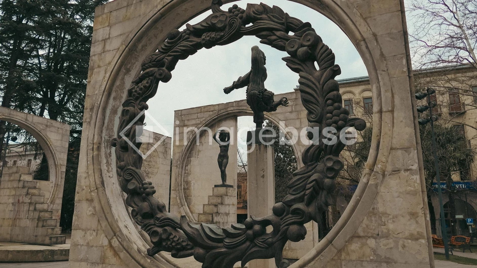 Intricate Stone and Metal Sculptures