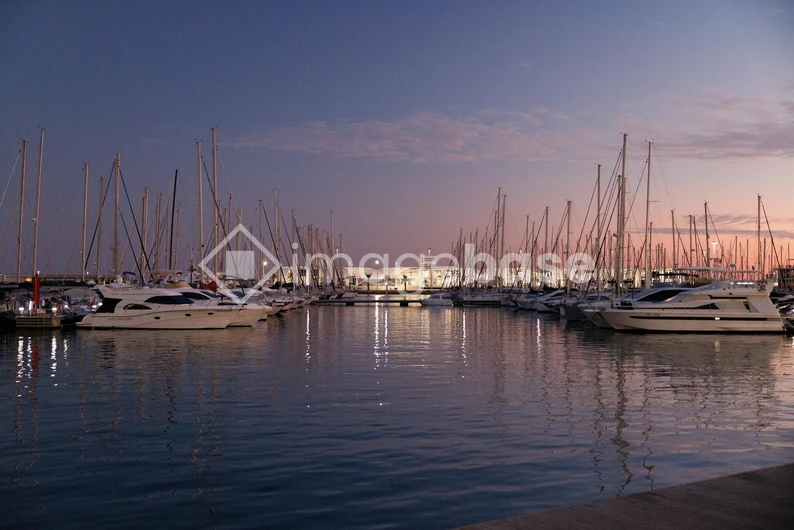 Serene Sunset Marina