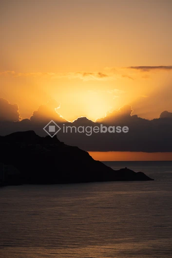 Sunset Over the Coast