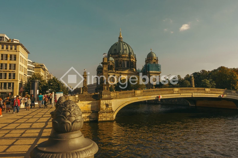 Historic Cityscape by the River