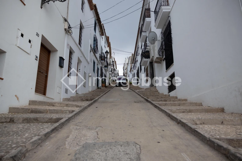 Charming Narrow Street Scene