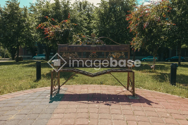 Decorative Park Bench
