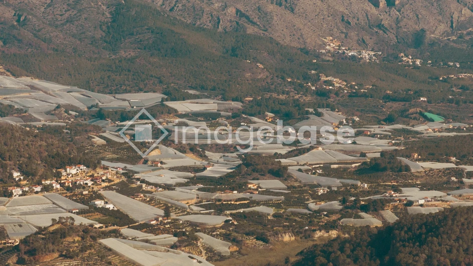 Aerial View of Agricultural Landscape