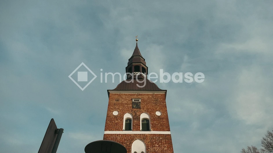 Historic Tower Under a Blue Sky