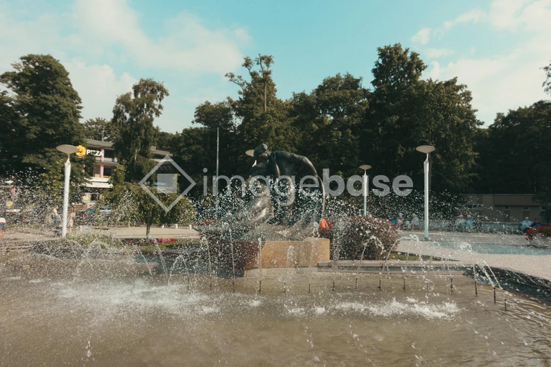 Fountain in a Park