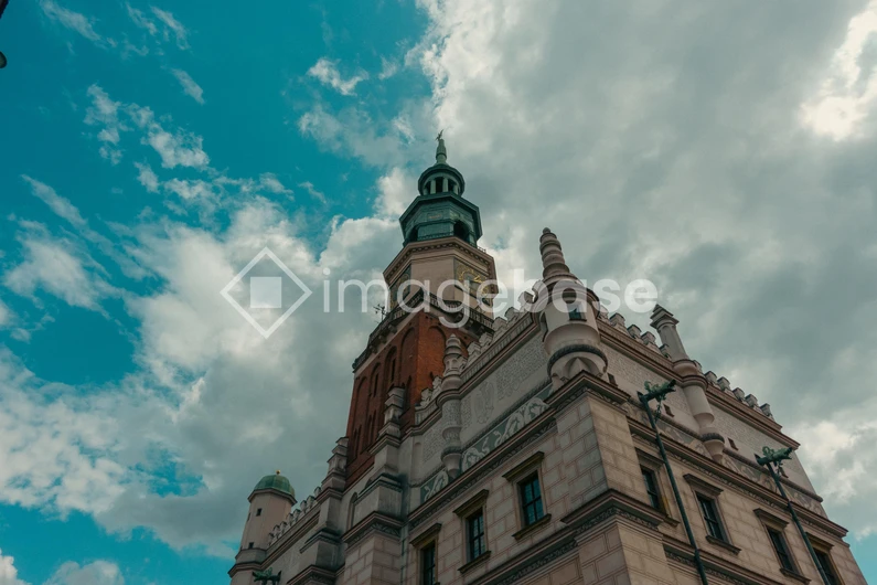 Historic Tower Against Cloudy Sky
