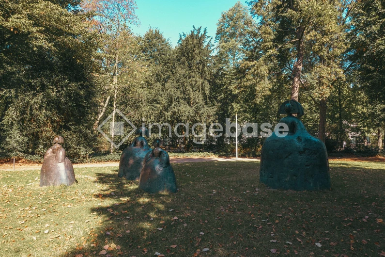 Sculptures in a Park