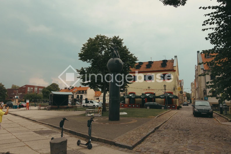Charming Urban Square