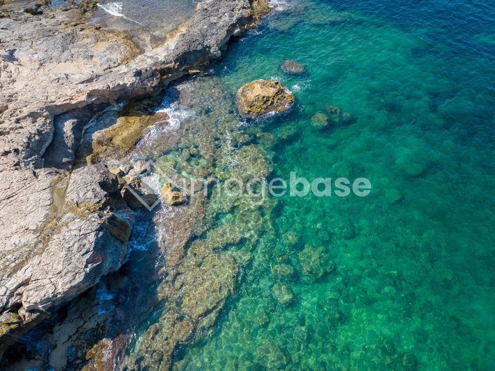 Rocky Shoreline with Clear Water