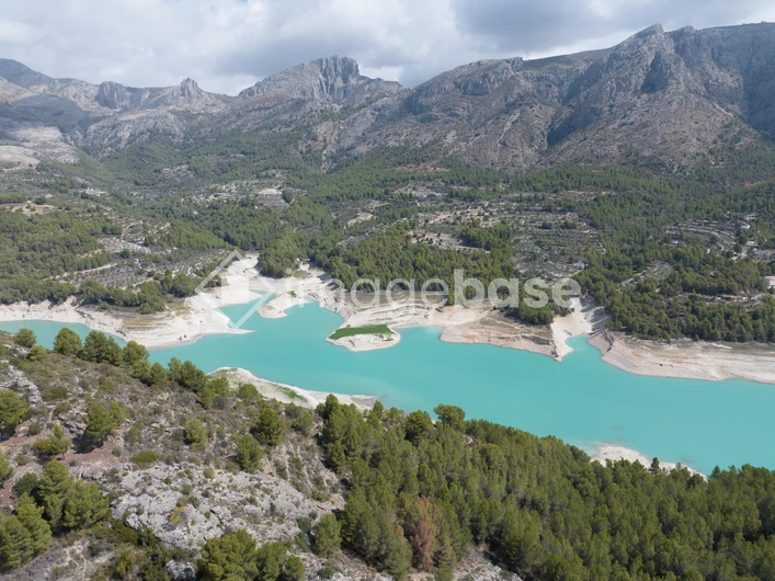 Scenic Mountain Lake View