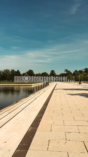 Serene Waterside Walkway