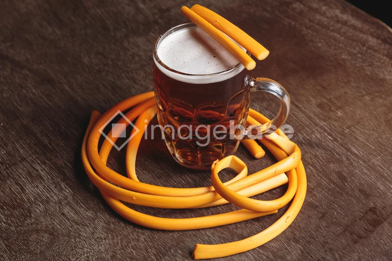 Beer and Cheese Arrangement