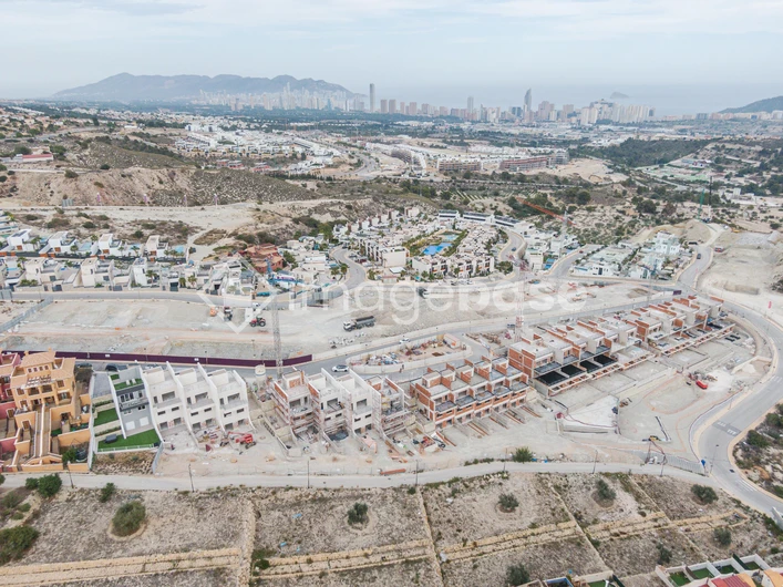 Hillside Housing Development with City View