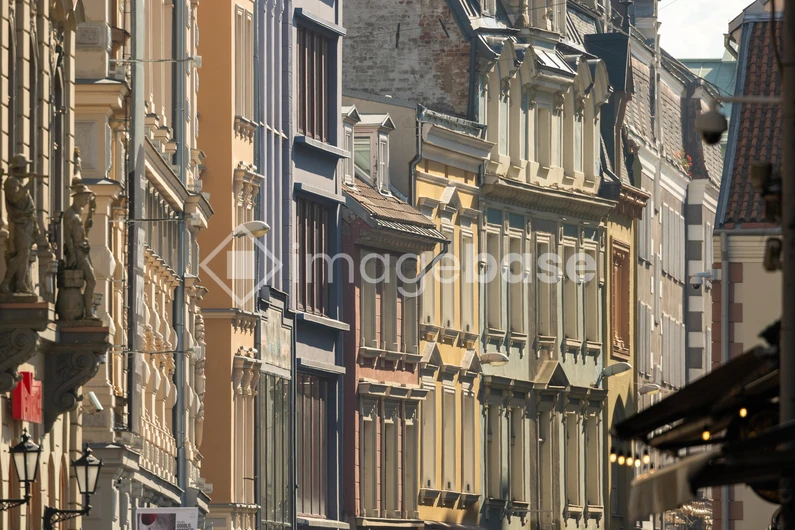 Charming City Street Architecture