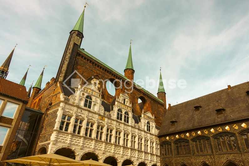 Historic Building with Spires