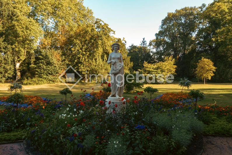 Garden Statue in Bloom