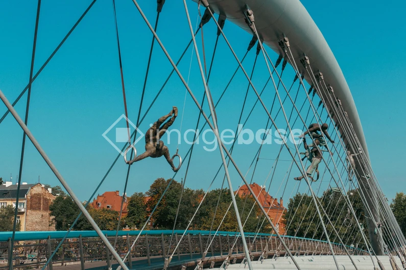 Sculptures on a Bridge