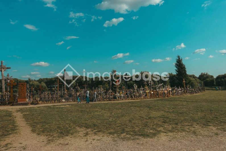 Hill of Crosses Landscape