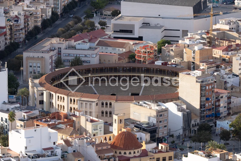 Aerial View of Historic Bullring