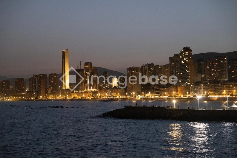 City Coastline at Dusk