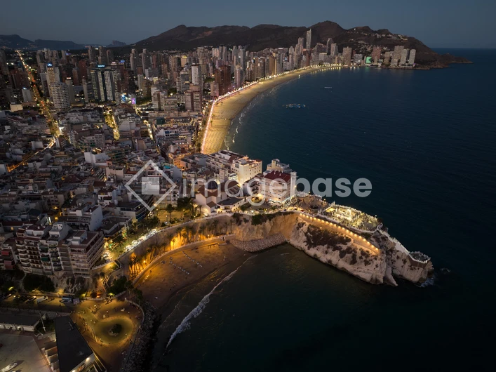 Coastal City at Dusk