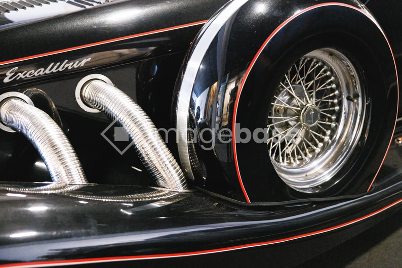 Vintage Excalibur Car Detail