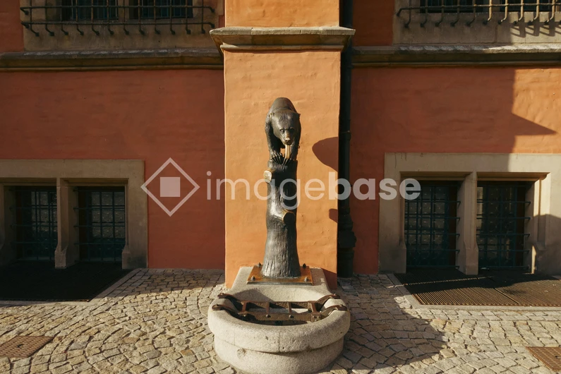 Historic Architecture with Fountain