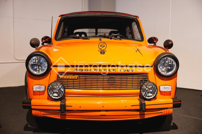 Vintage Orange Car